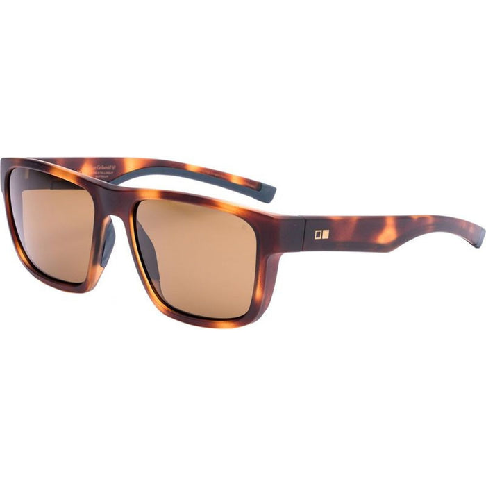 Request Sport, Matte Amberwood Tort/L.I.T Brown Polarised Glass Lenses