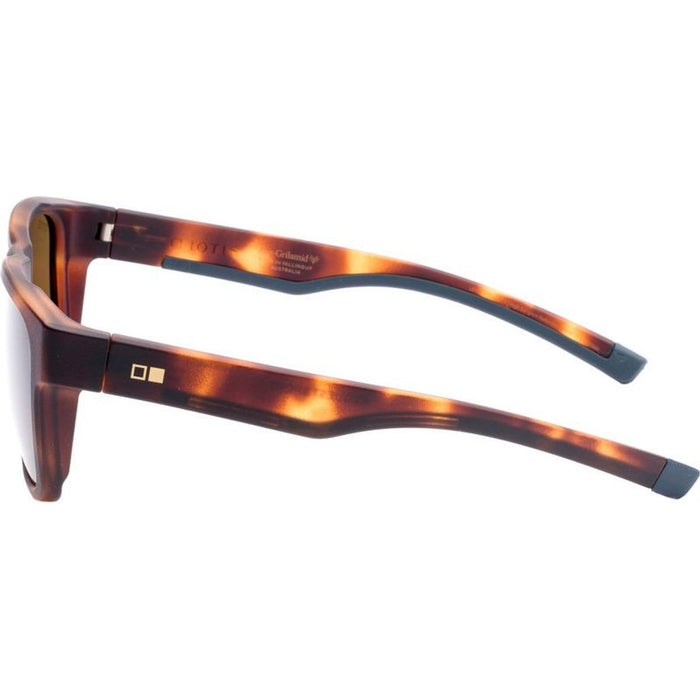 Request Sport, Matte Amberwood Tort/L.I.T Brown Polarised Glass Lenses