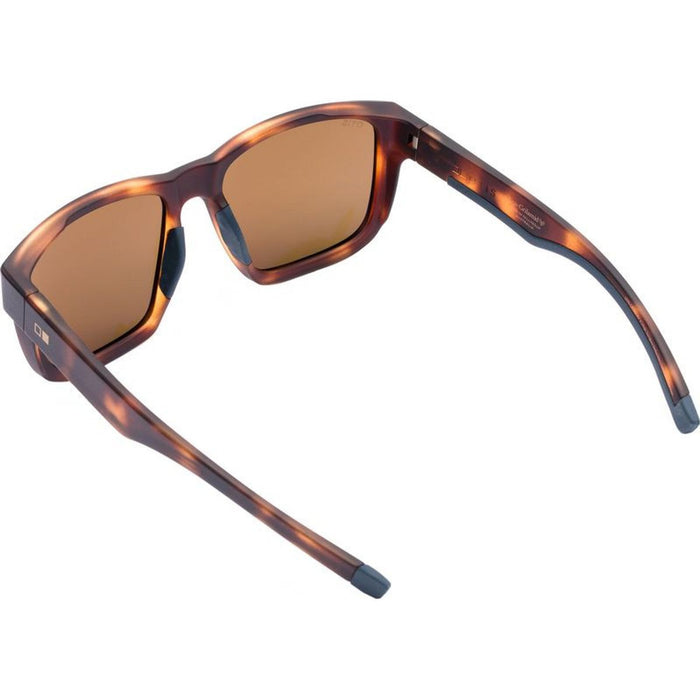 Request Sport, Matte Amberwood Tort/L.I.T Brown Polarised Glass Lenses