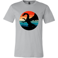 Retro Full Length Dragon, Unisex T-Shirt, Multi Colors, Extended Sizes Available, Free Shipping
