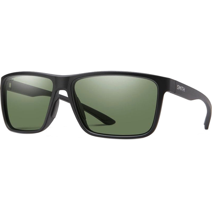Riptide, Matte Black/Chromapop Grey Green Polarised Lenses