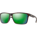 Riptide, Matte Tortoise/Chromapop Green Mirror Glass Polarised Lenses