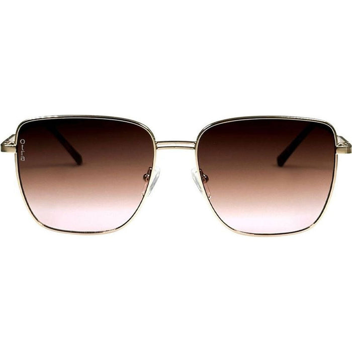 Rita, Gold/Brown Pink Gradient Lenses