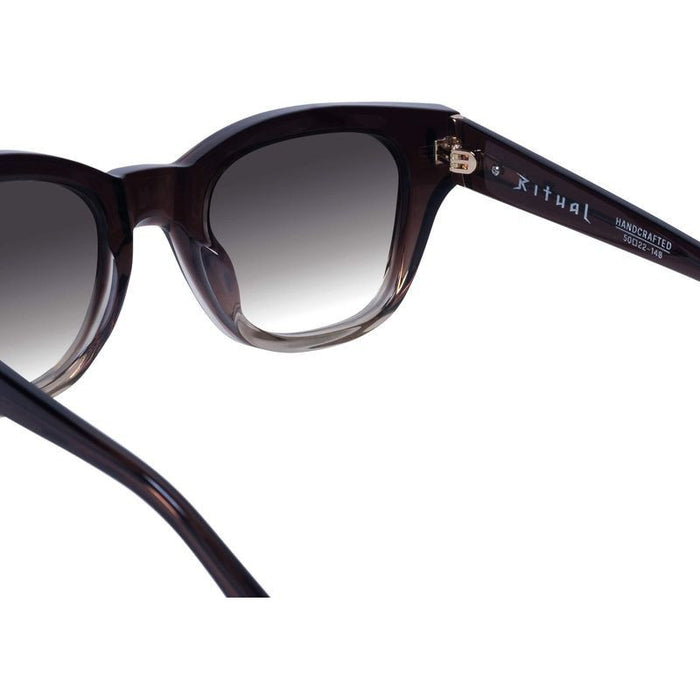 Ritual, Smoky Quartz Fade with Gold Metal/Black Gradient Lenses