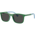 RJ9084S, Green on Rubber Light Blue/Dark Grey Lenses