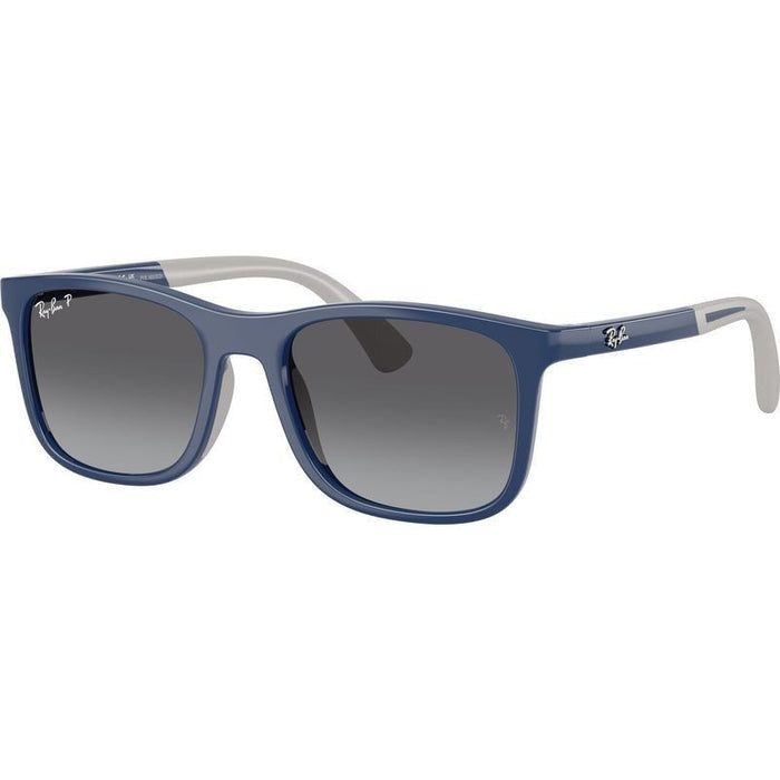 RJ9084S, Blue on Rubber Grey/Light Grey Gradient Polarised Lenses