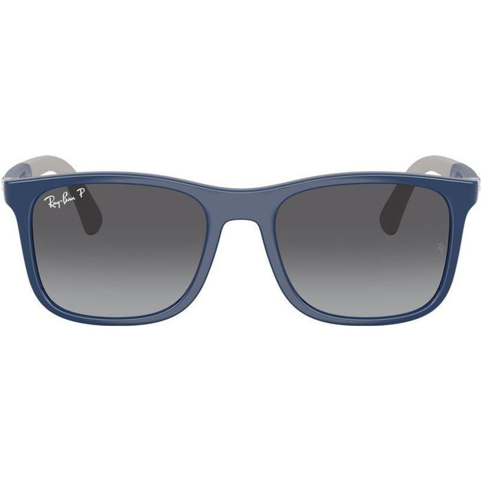 RJ9084S, Blue on Rubber Grey/Light Grey Gradient Polarised Lenses