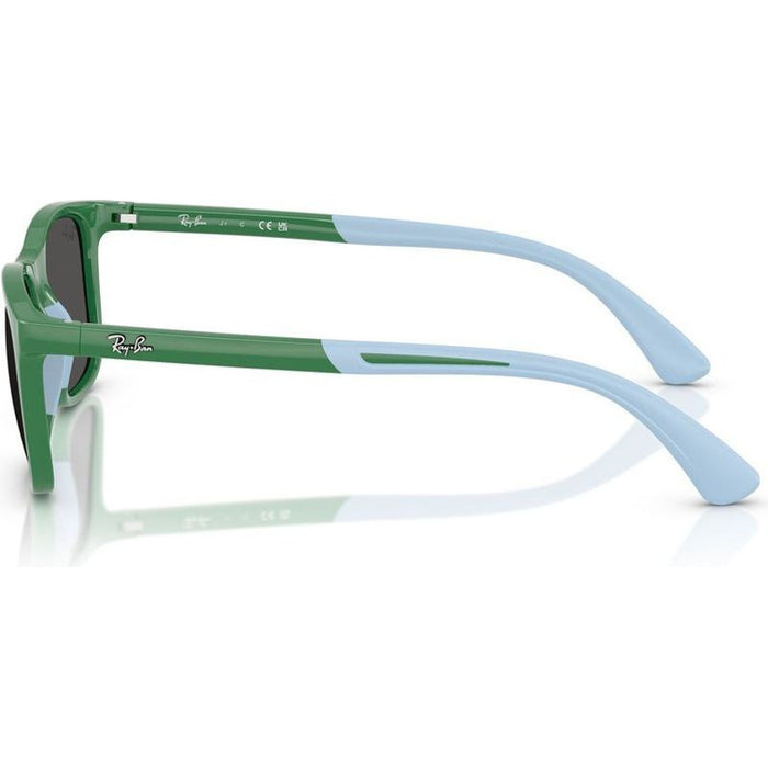RJ9084S, Green on Rubber Light Blue/Dark Grey Lenses
