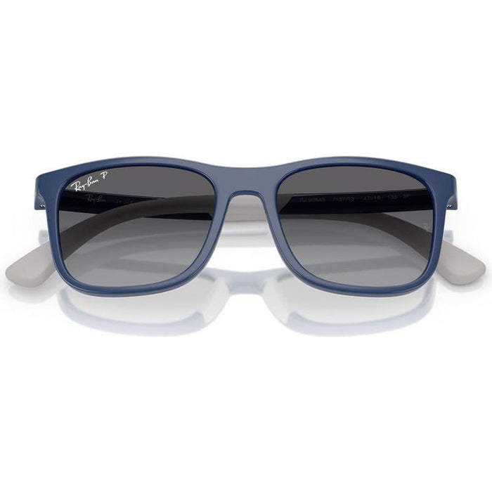 RJ9084S, Blue on Rubber Grey/Light Grey Gradient Polarised Lenses