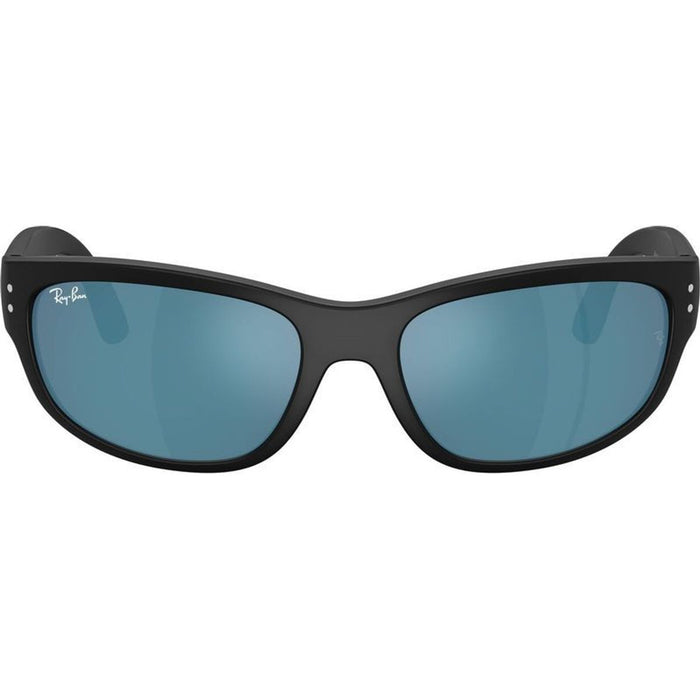 RJ9189S, Matte Black/Dark Blue Mirror Lenses