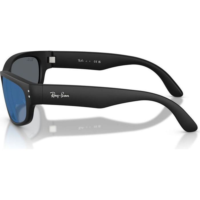 RJ9189S, Matte Black/Dark Blue Mirror Lenses