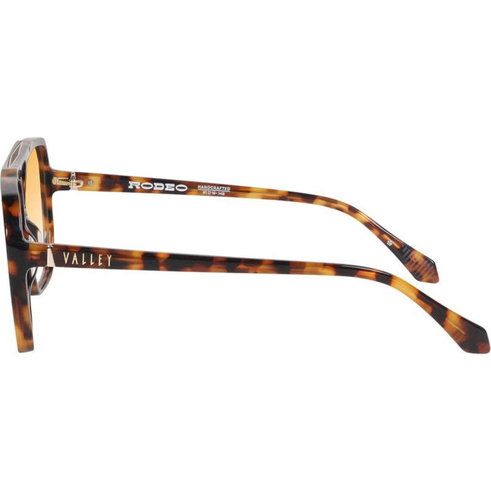 Rodeo, Dark Tortoise with Gold Metal/Orange Gradient Lenses
