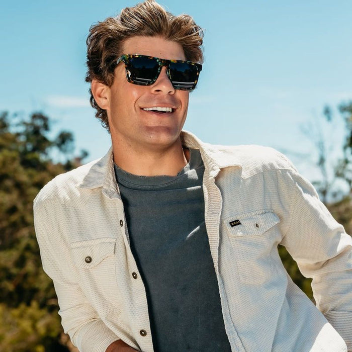 Romeo, Stone Breaker Coloured Tortoise/Smoke Polarised Lenses