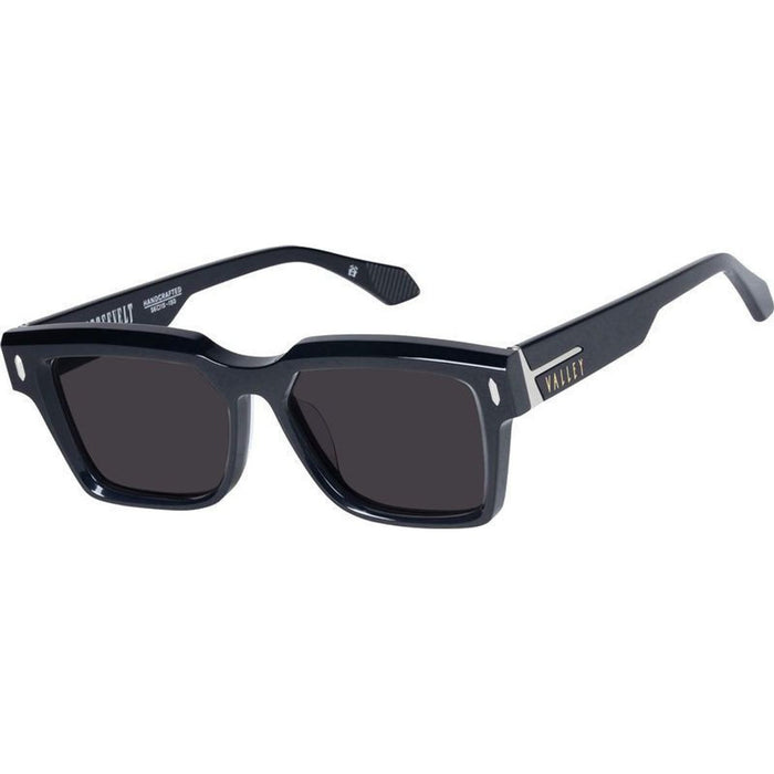 Roosevelt, Gloss Black with Silver Metal/Black Polarised Lenses