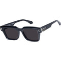 Roosevelt, Gloss Black with Silver Metal/Black Polarised Lenses