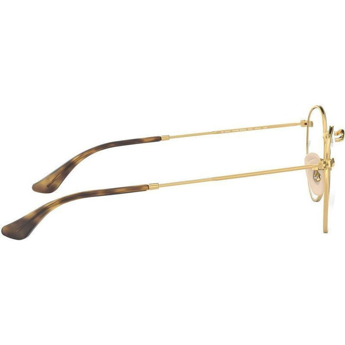 Round Metal RX3447V, Gold/Clear Lenses 53 Eye Size
