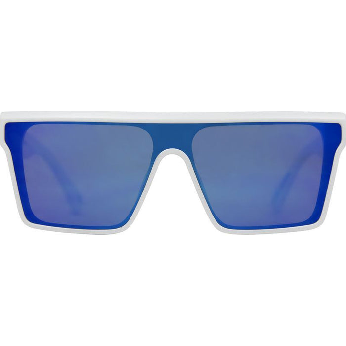 Royale, White/Blue Mirror Lenses