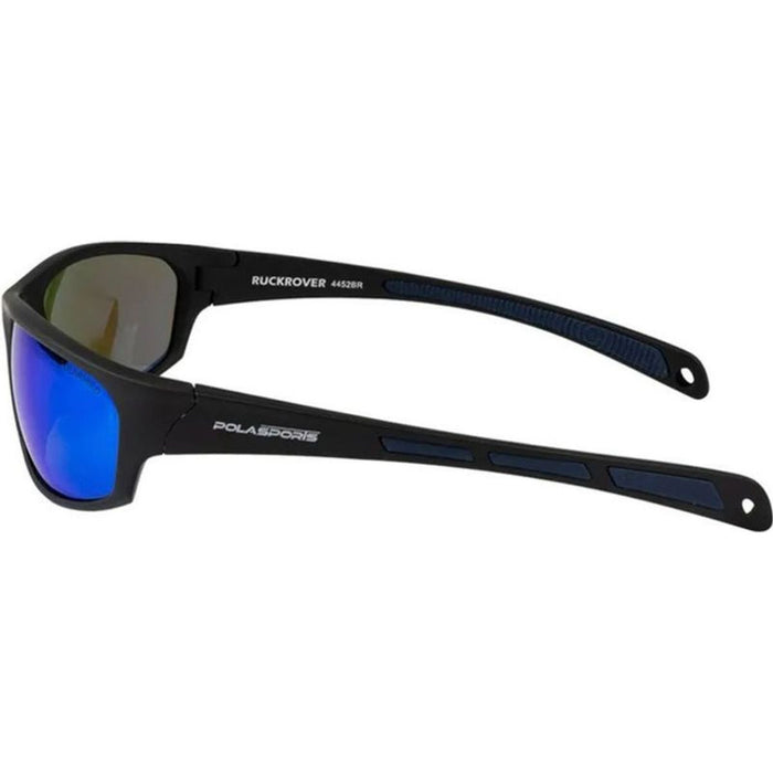 Ruckrover, Matte Black/Blue Mirror Polarised Lenses
