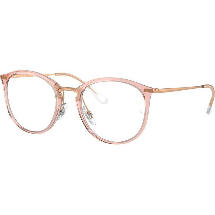 RX7140, Transparent Pink/Clear Lenses 51 Eye Size