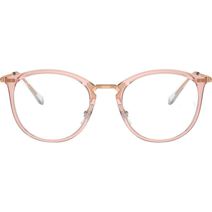 RX7140, Transparent Pink/Clear Lenses 51 Eye Size
