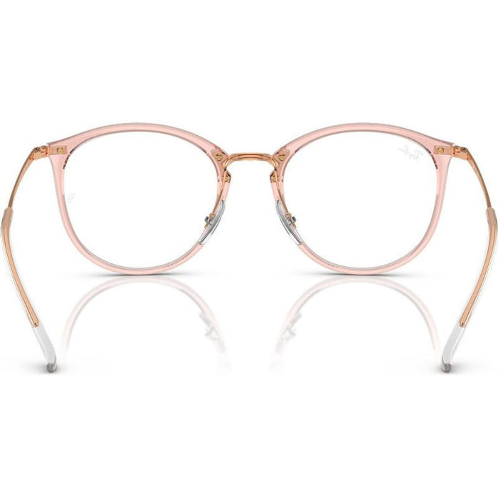 RX7140, Transparent Pink/Clear Lenses 51 Eye Size
