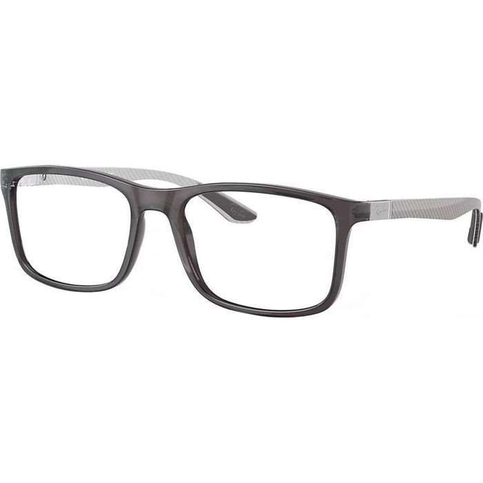 RX8908, Transparent Grey/Clear Lenses 53 Eye Size