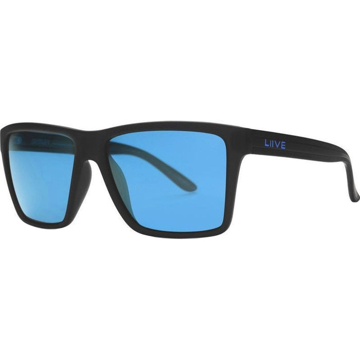 Sabotage X, Matte Black/Blue Mirror Polarised Lenses