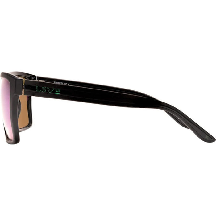 Sabotage X, Matte Black/Yellow & Green Mirror Polarised Lenses