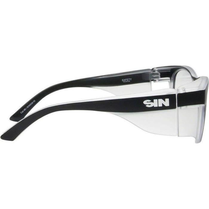 Safe & Sound Safety, Matte Black/Clear Lenses