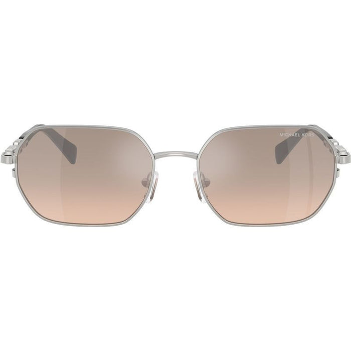 Saint Martin MK1165, Shiny Silver/Khaki Silver Mirror Gradient Lenses