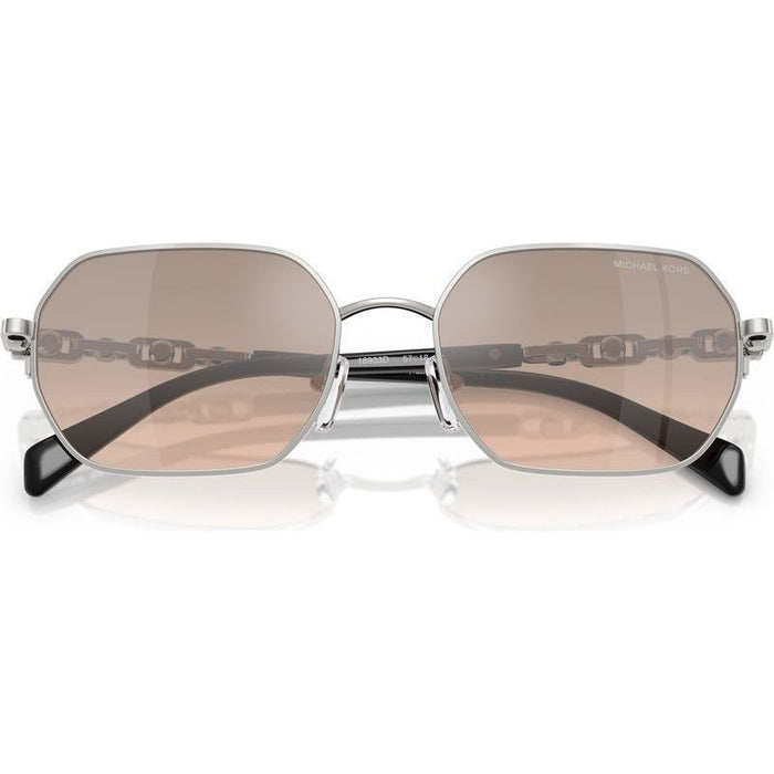 Saint Martin MK1165, Shiny Silver/Khaki Silver Mirror Gradient Lenses