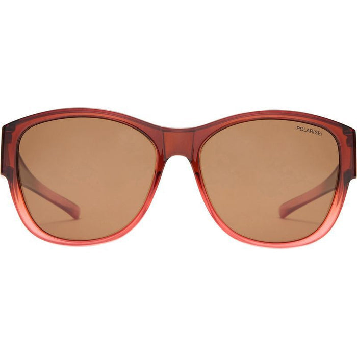 Samaria, Plum Gradient/Brown Polarised Lenses