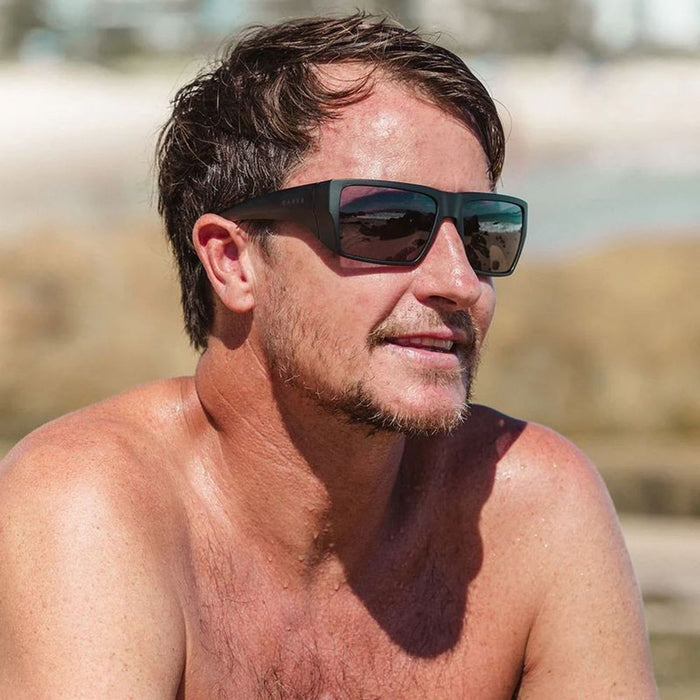 Sanada, Matte Black/Grey Polarised Lenses