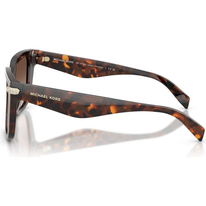Santo Domingo MK2275BU, Luggage Tortoise/Brown Gradient Lenses 54 Eye Size