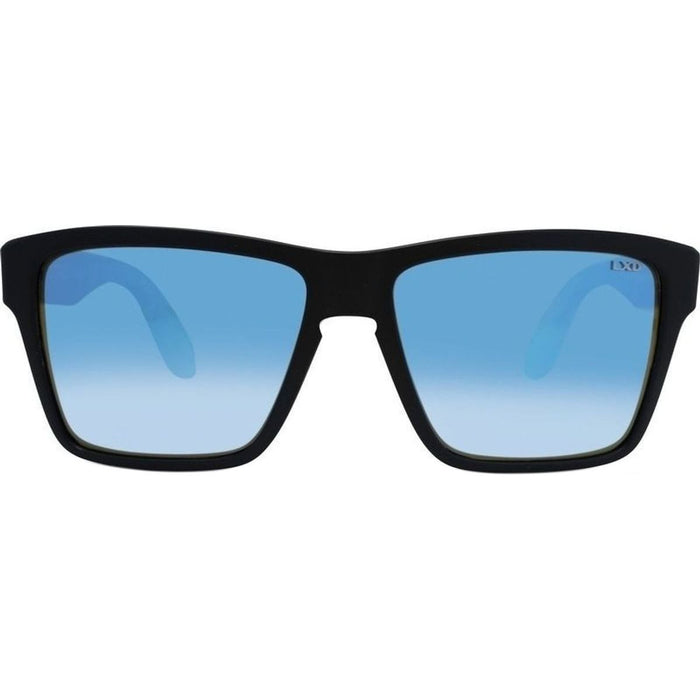 Scholz, Matte Black/Blue Mirror Polarised Glass Lenses