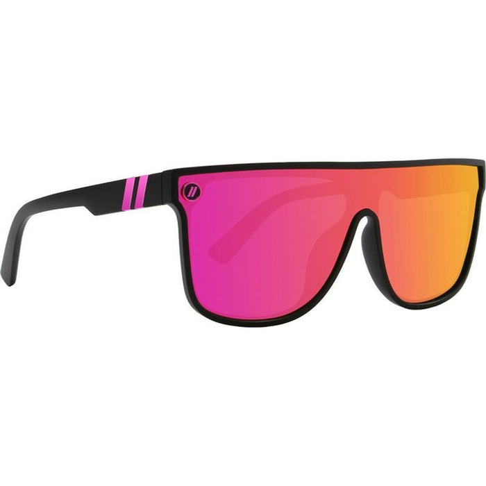 Sci Fi, Midnight Emma Matte Rubber Black/Hot Pink Mirror Polarised Lenses