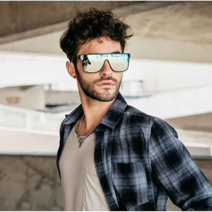 Sci Fi, Night City Gloss Slate/Aqua Champagne Rainbow Mirror Polarised Lenses