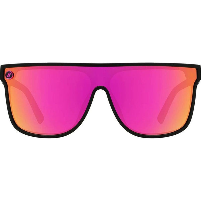 Sci Fi, Midnight Emma Matte Rubber Black/Hot Pink Mirror Polarised Lenses