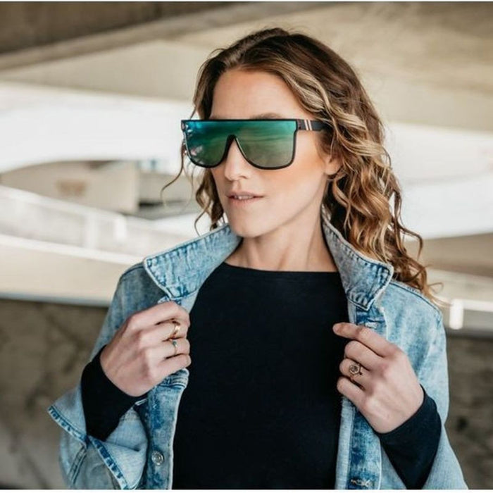 Sci Fi, Night City Gloss Slate/Aqua Champagne Rainbow Mirror Polarised Lenses