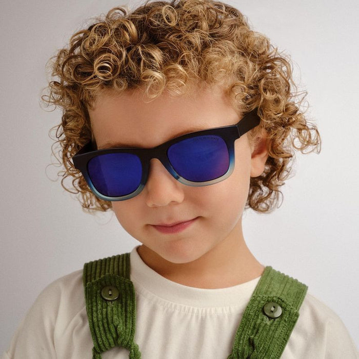 Sea Lion - Kids, Blue Gradient/Blue Mirror Lenses