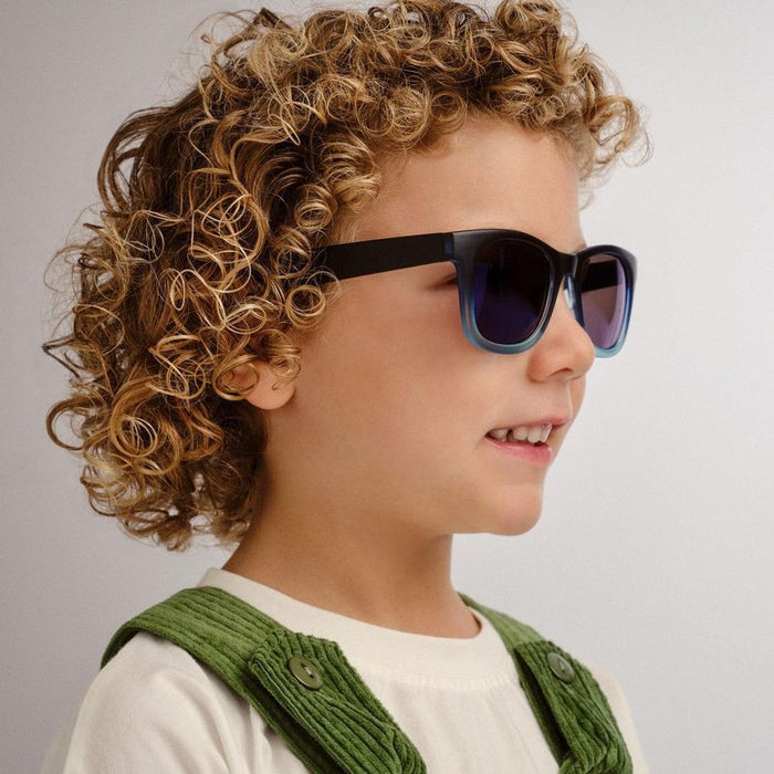 Sea Lion - Kids, Blue Gradient/Blue Mirror Lenses