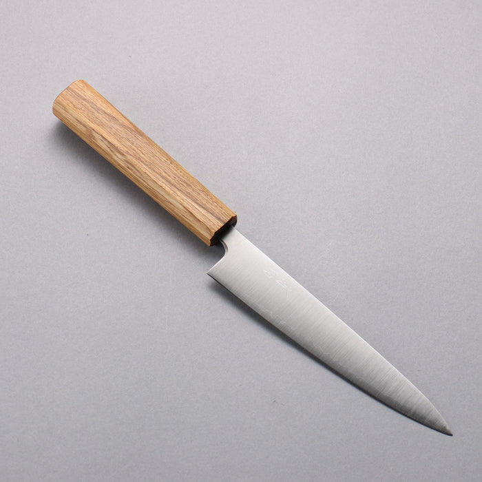 Seisuke Silver Steel No.3 Migaki Petty-Utility 150mm White Oak Handle - Seisuke Knife