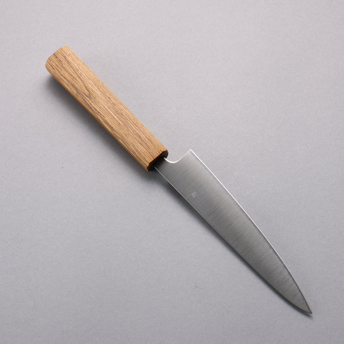 Seisuke Silver Steel No.3 Migaki Petty-Utility 150mm White Oak Handle - Seisuke Knife