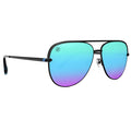 Shadow, Flying Pretty Matte Black/Blue Mirror Polarised Lenses