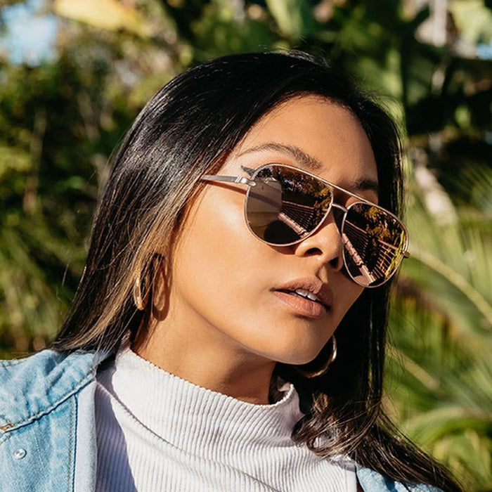 Shadow, Flirt Wagon Gold/Champagne Mirror Polarised Lenses
