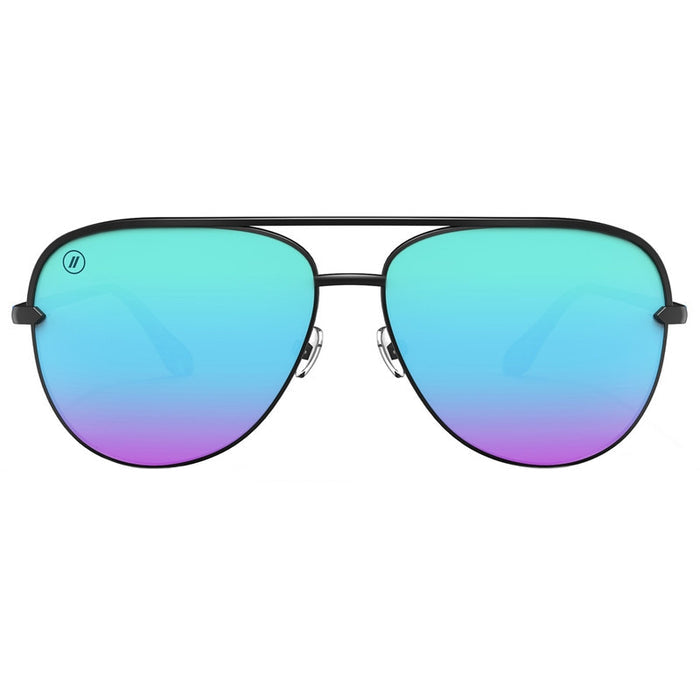 Shadow, Flying Pretty Matte Black/Blue Mirror Polarised Lenses