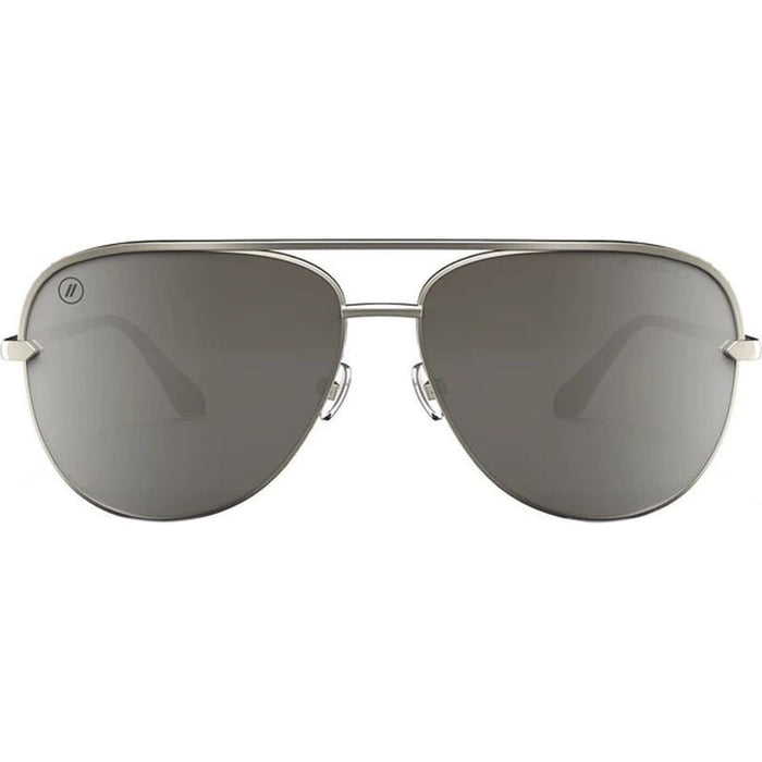 Shadow, Matte Silver/Platinum Mirror Polarised Lenses