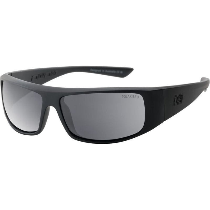 Sharky, Satin Black/Grey Polarised Lenses