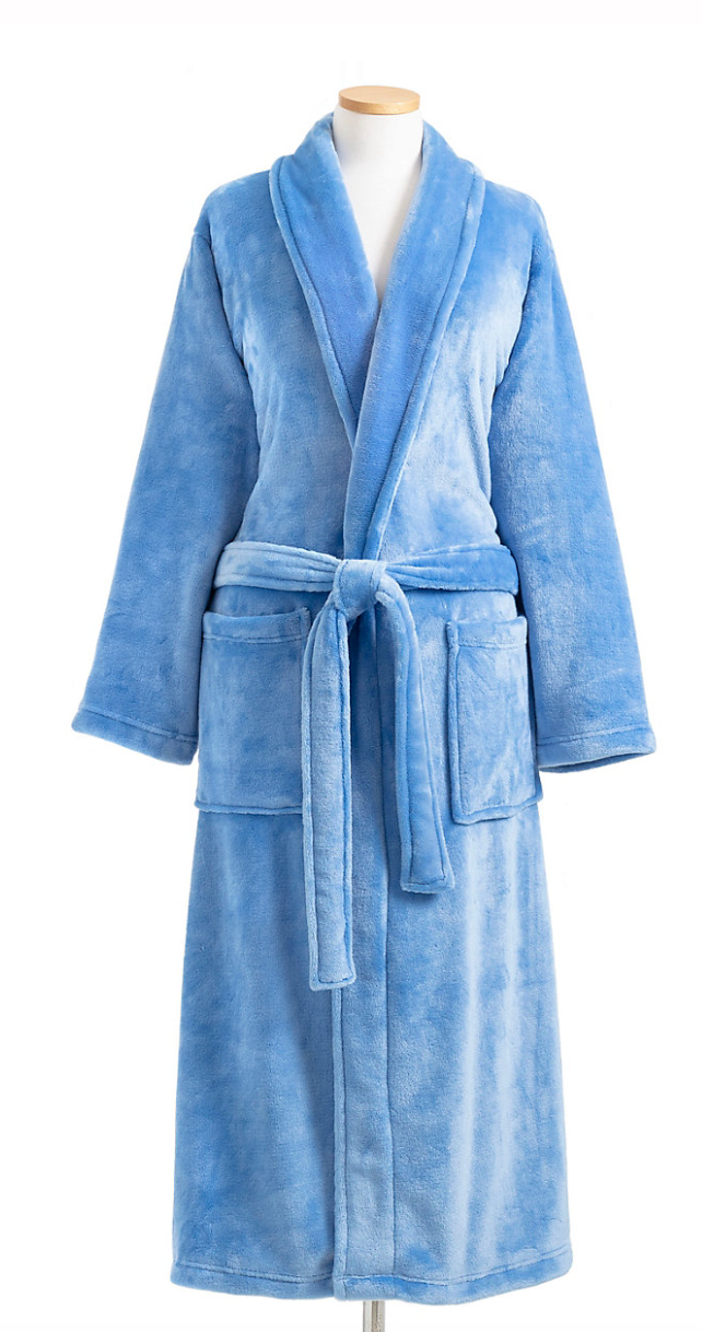 Sheepy Fleece French Blue Robe