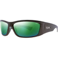 Shimmer, Matte Black/Green Mirror Polarised Glass Lenses